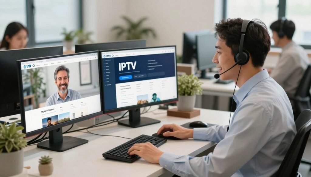 support client IPTV